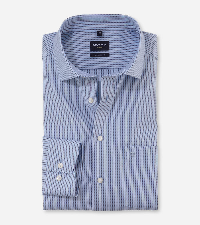 Olymp - Blue Long Sleeve Shirt 1216 74 11