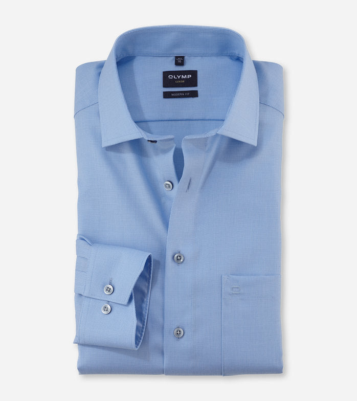 Olymp - Blue Long Sleeve Shirt 1241 74 11