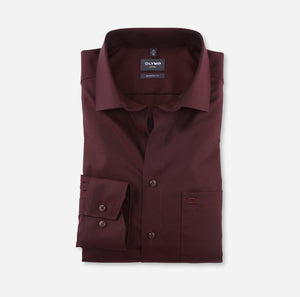 Olymp - Deep Red Modern Fit Shirt 1254 44 39