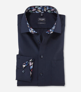 Olymp - Navy Long Sleeve Shirt 1260 74 08