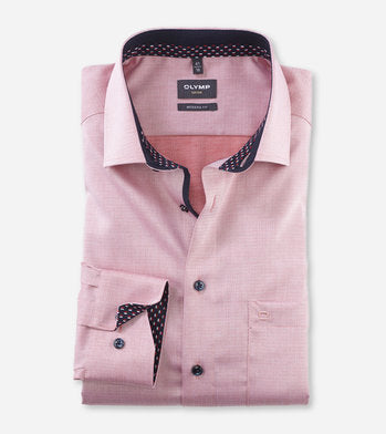 Olymp - Rose Self Pattern Modern Fit Shirt 1262 44 35