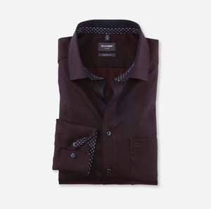 Olymp -  Deep Mauve Modern Fit Shirt 1262 44 93