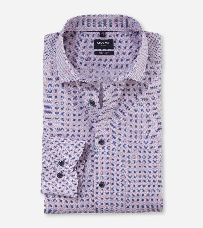 Olymp - Pink Long Sleeve Shirt 1264 74 30