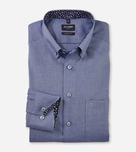 Olymp - Smoke Blue Long Sleeve Shirt 1294 74 13