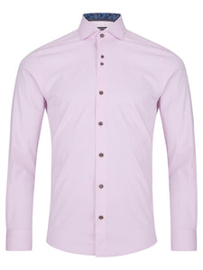 Remus Uomo - Pink Long Sleeve Shirt 13140 61