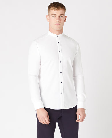 Remus Uomo - White Rome Long Sleeve Casual Shirt 17525 01