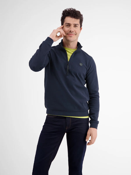 Lerros - Quarter Zip Navy Sweatshirt