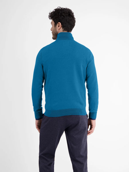 Lerros - Vivid Blue Quarter Zip Knitwear 23N5433 449