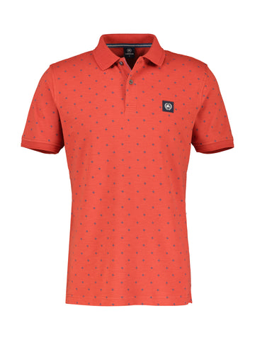 Lerros - Deep Coral Red Polo Shirt 2433224 327