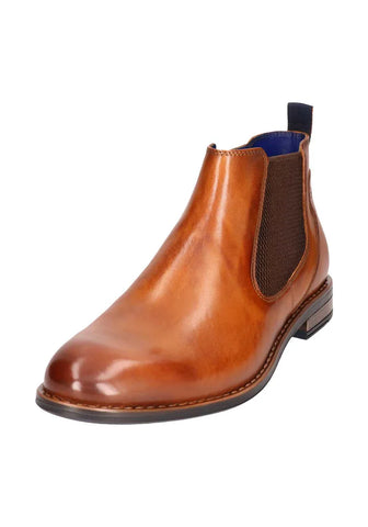 Bugatti Footwear - Amros Cognac Leather Chelsea Boot 311AO530 6300