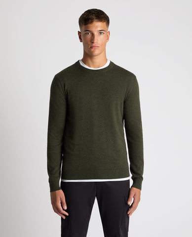 Remus Uomo - Green Crew Neck Knitwear 58600 36