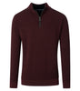 Casa Moda - Chocolate Truffle Quarter Zip Knitwear 454479000 485