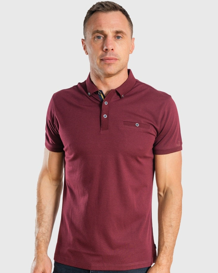 Tommy Bowe - XV Kings Talavalu Cabernet Polo Shirt
