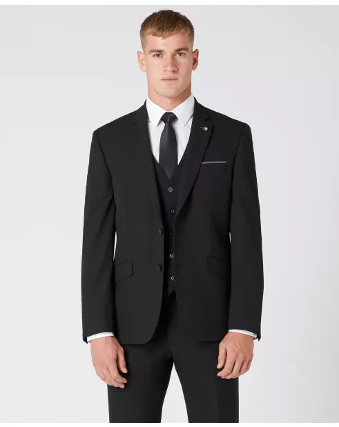 Remus Uomo - Black 3 Piece Palucci Suit 11770 00