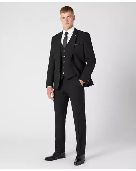 Remus Uomo - Black 3 Piece Palucci Suit 11770 00
