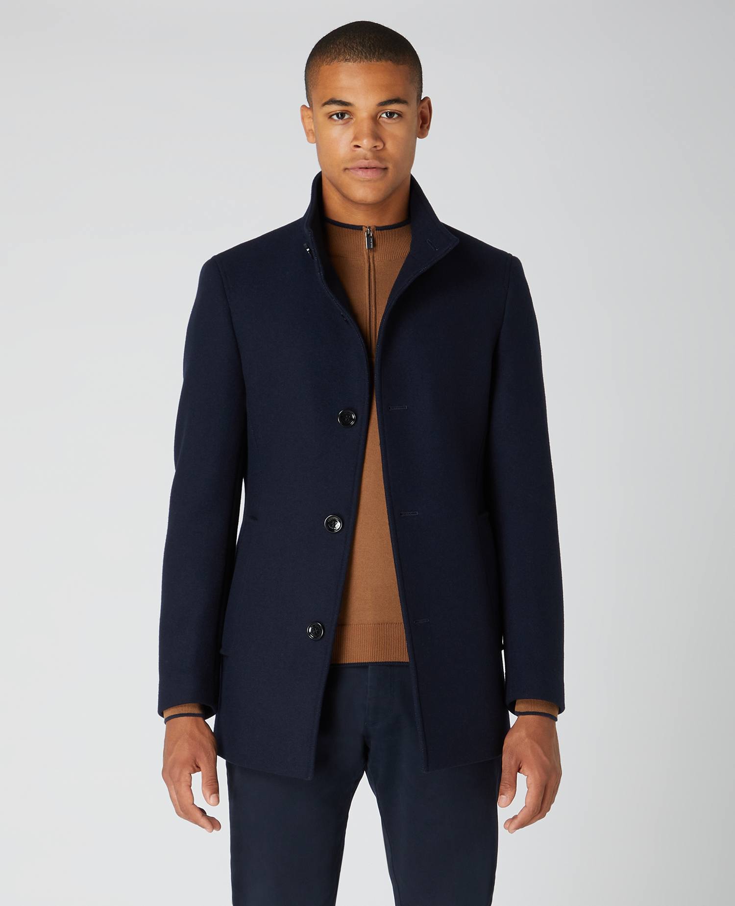 Remus Uomo - Navy Jonah Tailored Coat 90374 79