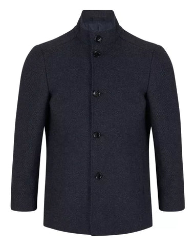 Daniel Grahame - Dark Blue Watson Tailored Coat 90606 28