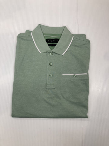 Bugatti - Mint Green polo Shirt 55091A 520