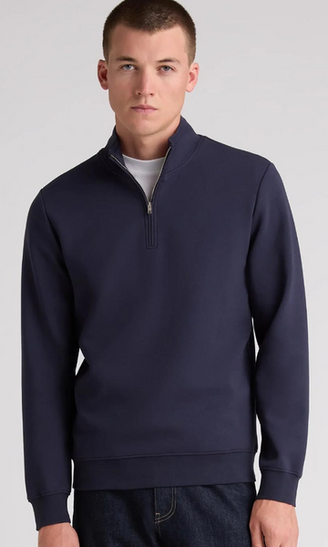 REMUS UOMO - NAVY  QUARTER ZIP -  58901 - 28