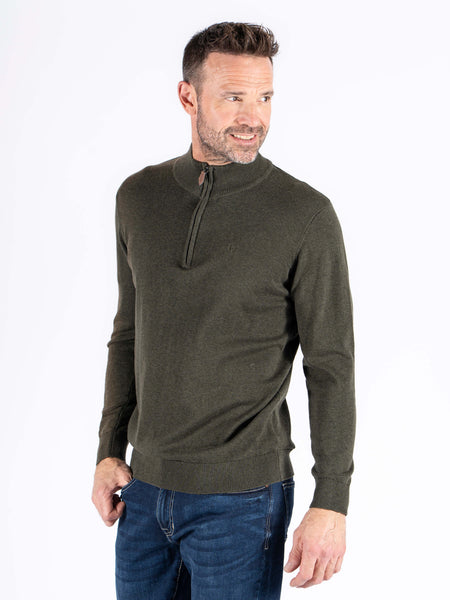 PRE END MALCOM ROSIN MELANGE QUARTER ZIP