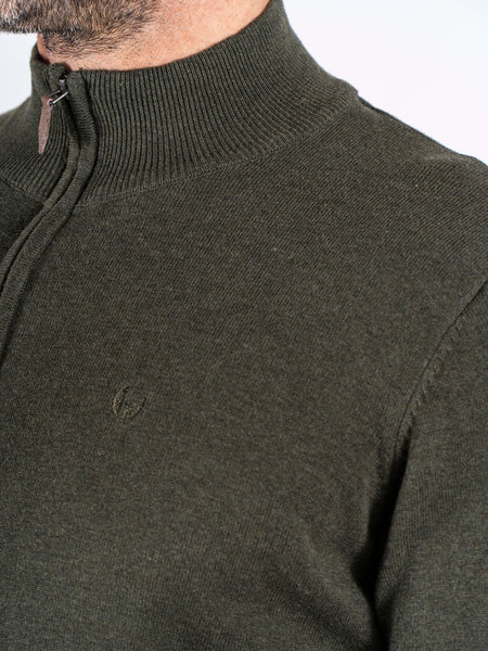 PRE END MALCOM ROSIN MELANGE QUARTER ZIP