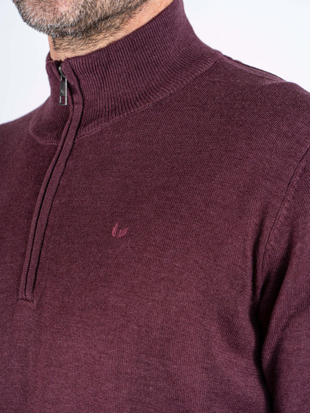 PRE END MALCOM WINETASTING MELANGE QUARTER ZIP
