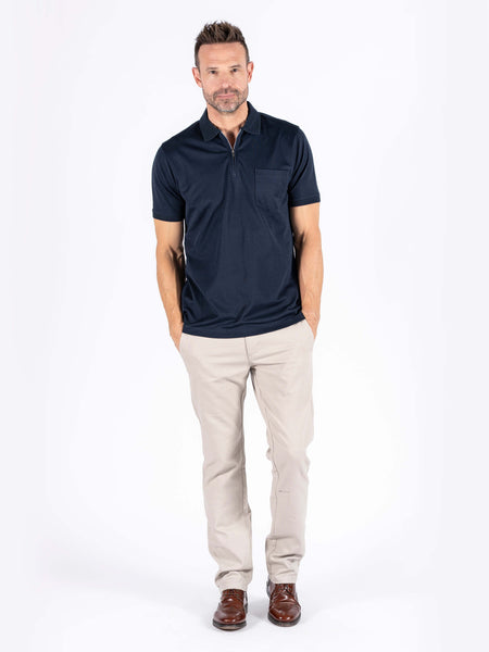 PRE - END - SAILOR POLO SHIRT -  6000267- DARK SAPPHIRE