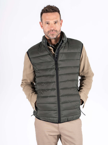 PRE - END GREEN TIMBER VEST GILET - 6000395 - ROISIN GREEN