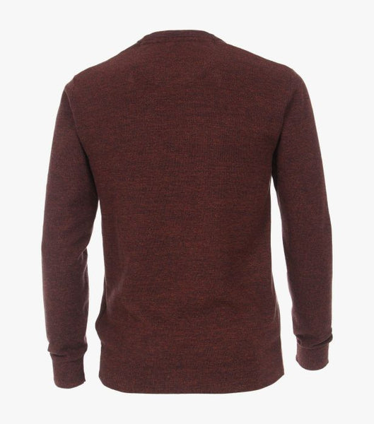 Casa Moda - Rust Microweave Crewneck Knitwear 413705800 484