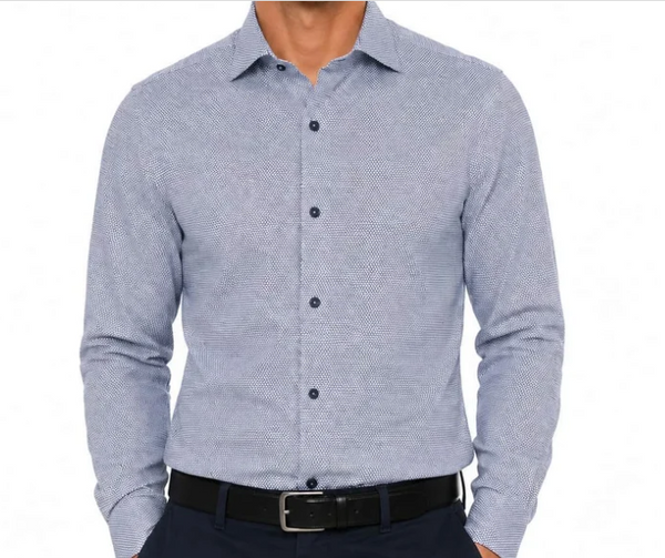 White Label - 82214 -  Blue Squares Shirt