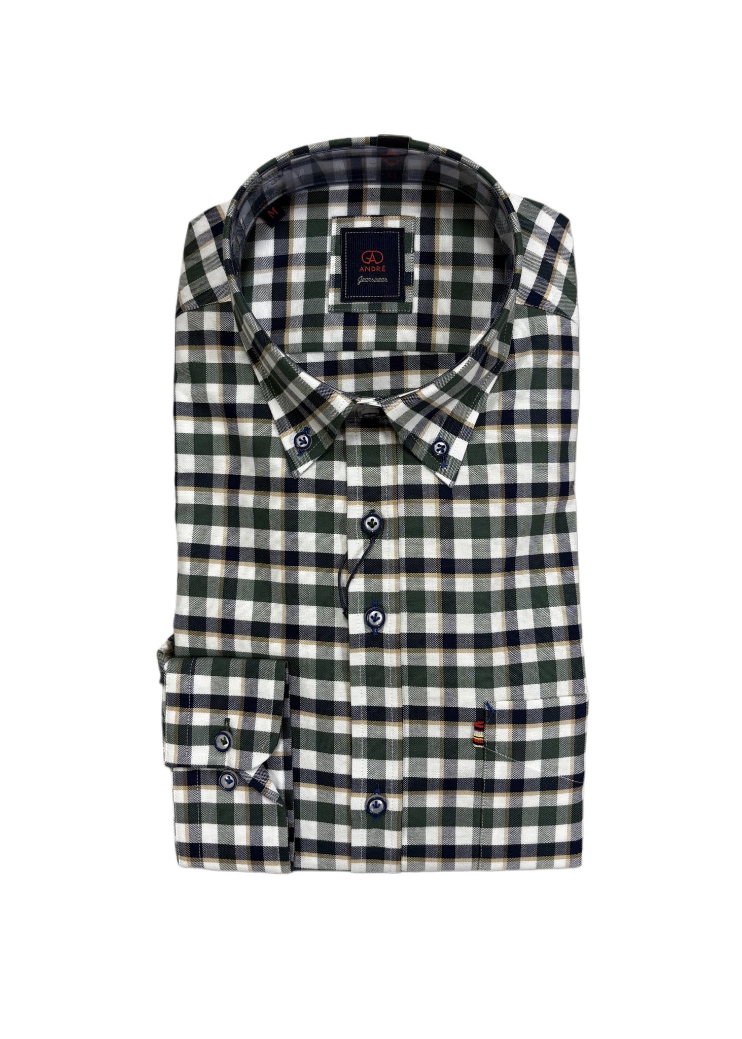 Andre - Texas Green Long Sleeve Shirt