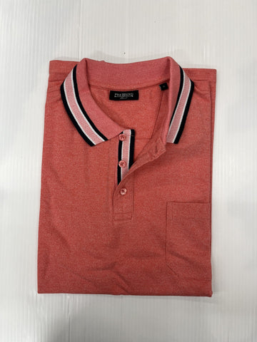 Pre End - Aspen Pink Coral Polo Shirt 100457 4071