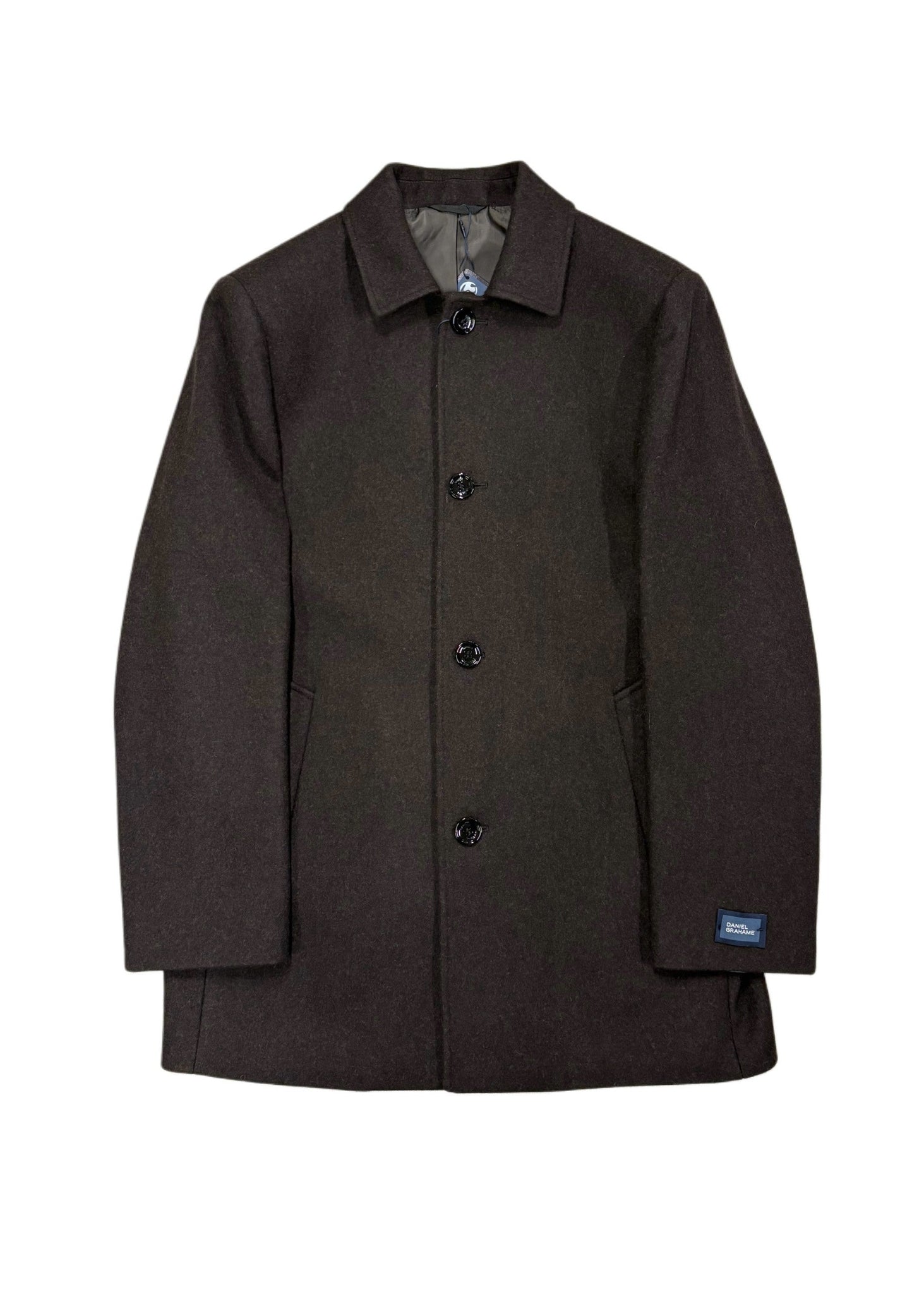 Daniel Grahame - Dark Brown Bales Tailored Coat 90605 49