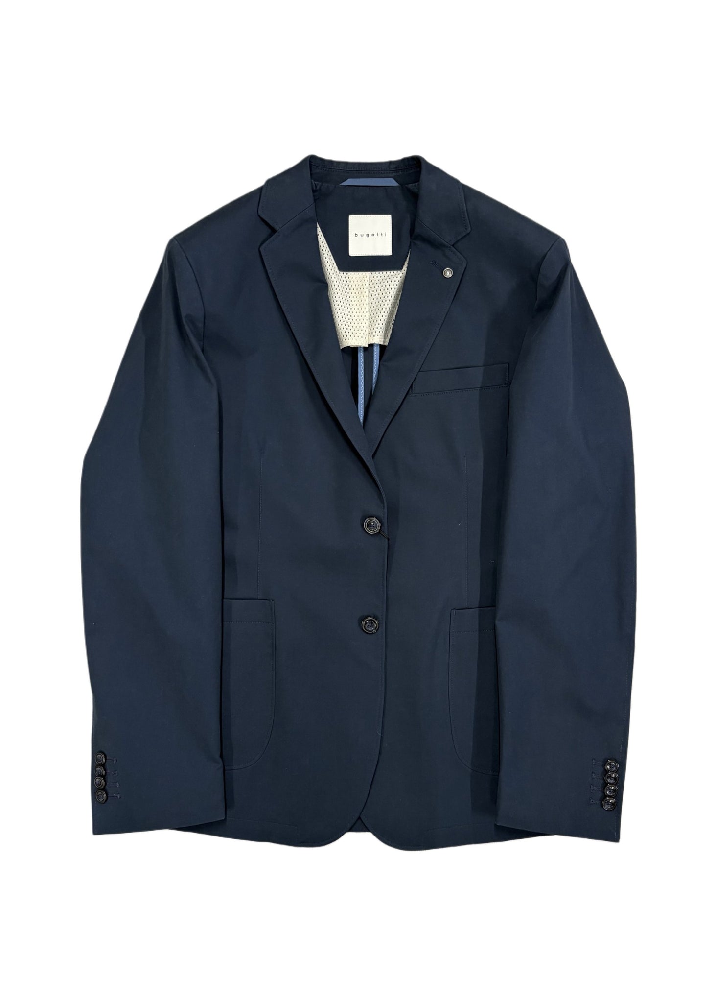 Bugatti - Navy Cotton Blazer 39063 390