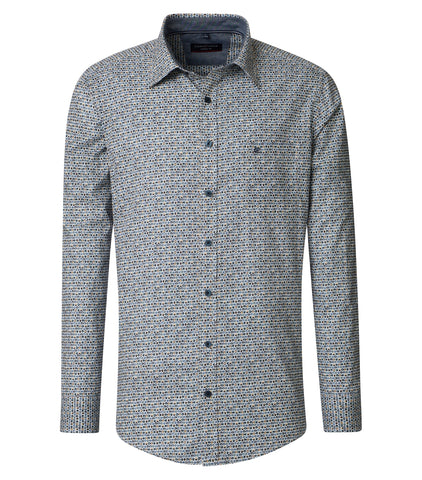 Casa Moda - Blue Casual Fit Shirt 454390400 100