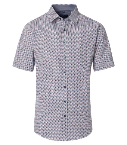 Casa Moda -  Navy Short Sleeve Shirt 954391800 101