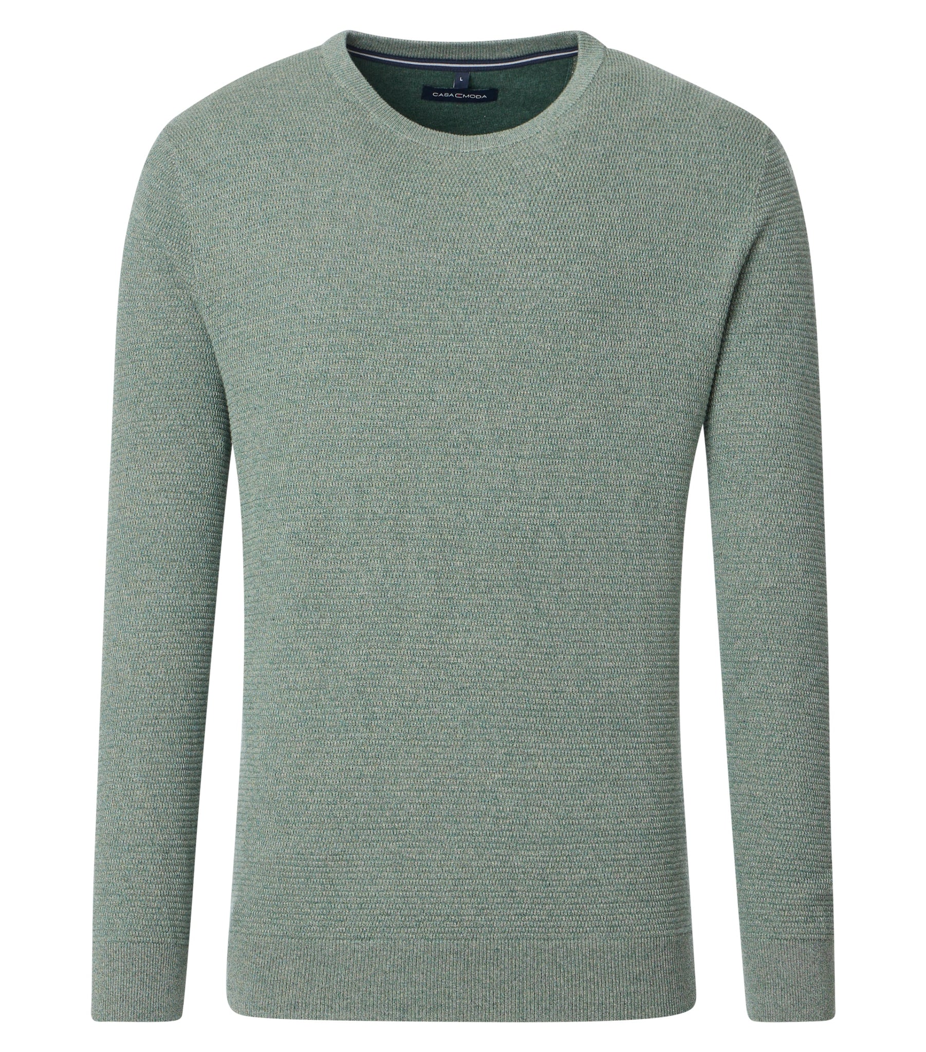 Casa Moda - Turquoise Crewneck Knitwear 454382600 369