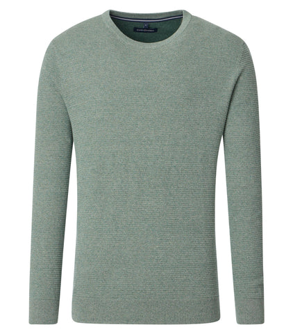 Casa Moda - Turquoise Crewneck Knitwear 454382600 369