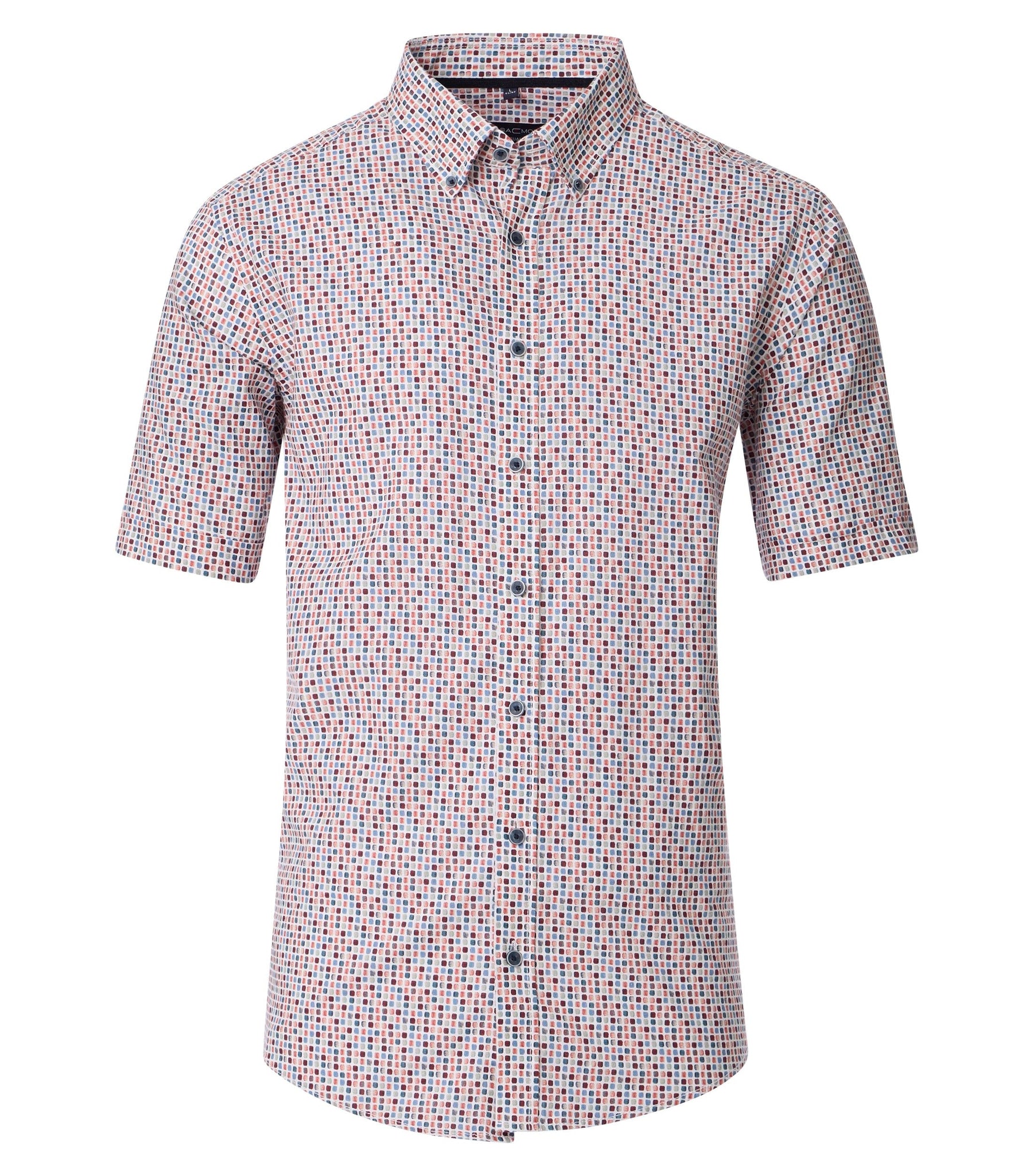 Casa Moda -  Red Short Sleeve Shirt 954405800 400