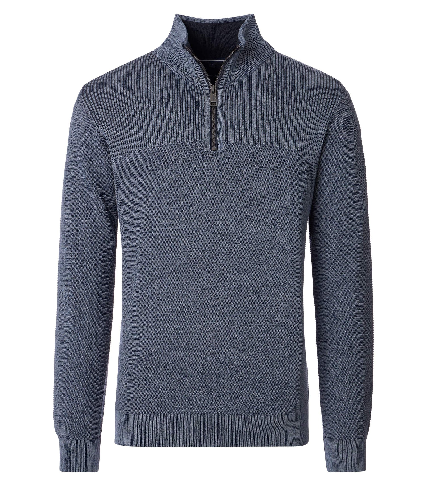 Casa Moda - Charcoal Grey Quarter Zip 454382900 741