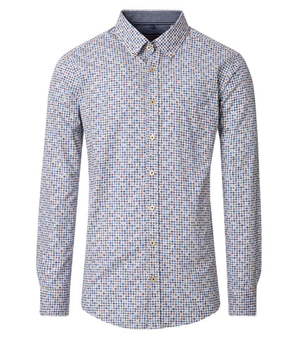 Casa Moda - Blue Poplin Shirt 454485200 100