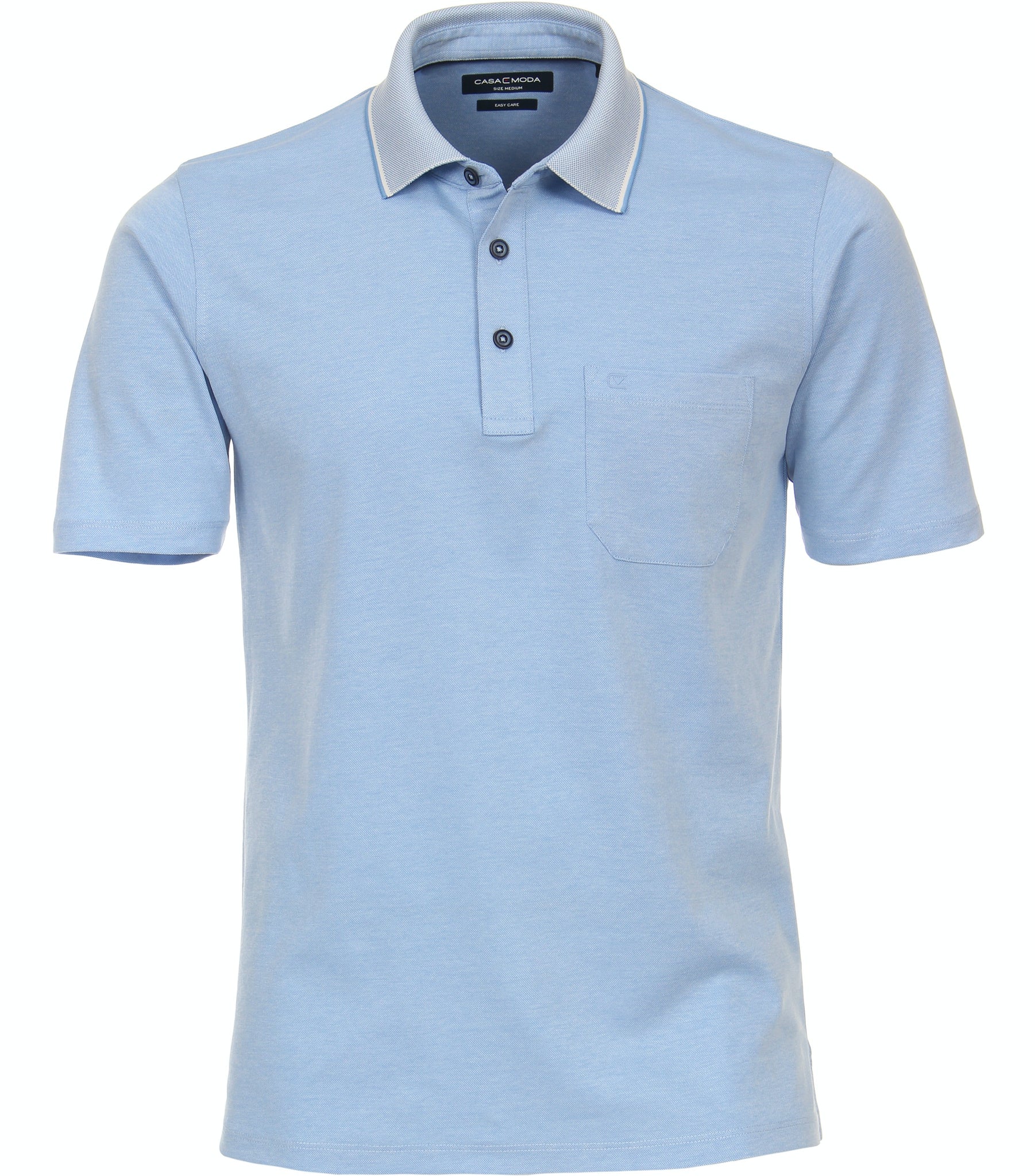 Casa Moda - Blue Polo Shirt 993106500 102