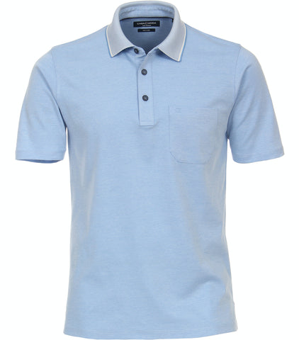 Casa Moda - Blue Polo Shirt 993106500 102