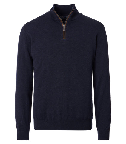 Casa Moda - Sky Captain Quarter Zip 004410 105