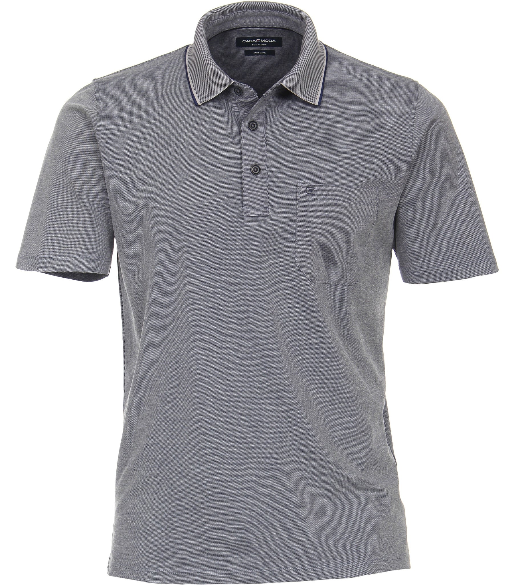 Casa Moda - Blue Polo Shirt 993106500 105