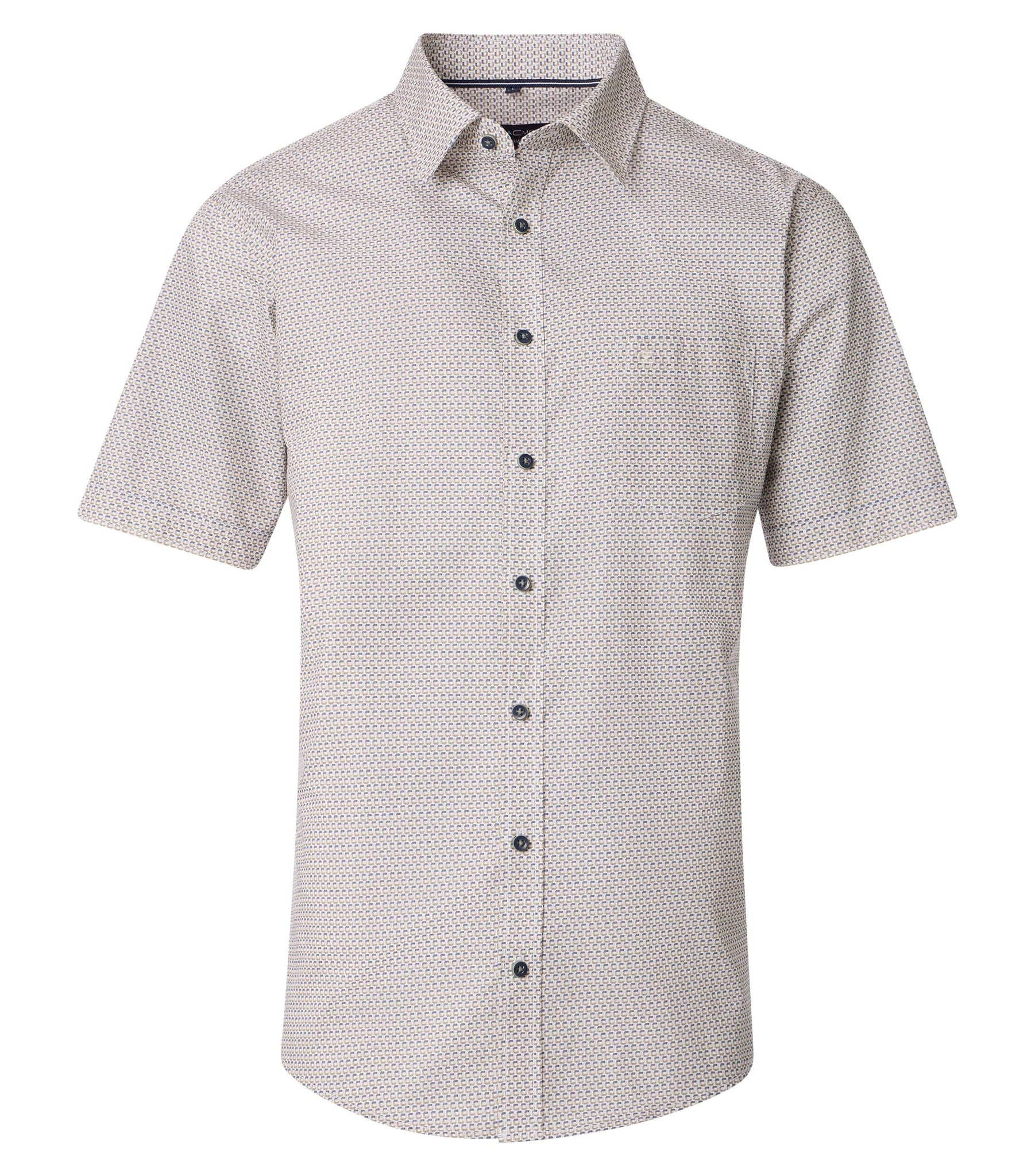 Casa Moda -  Green Short Sleeve Shirt 954389400 300