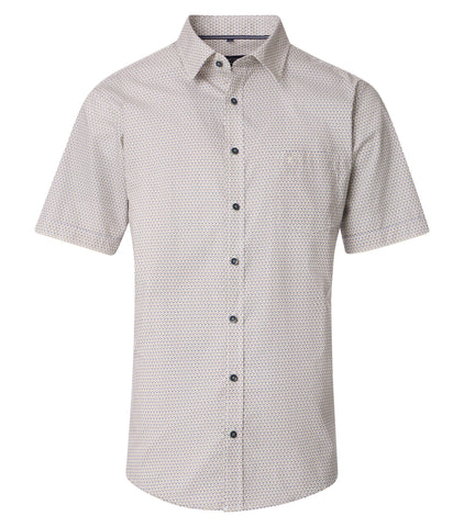 Casa Moda -  Green Short Sleeve Shirt 954389400 300