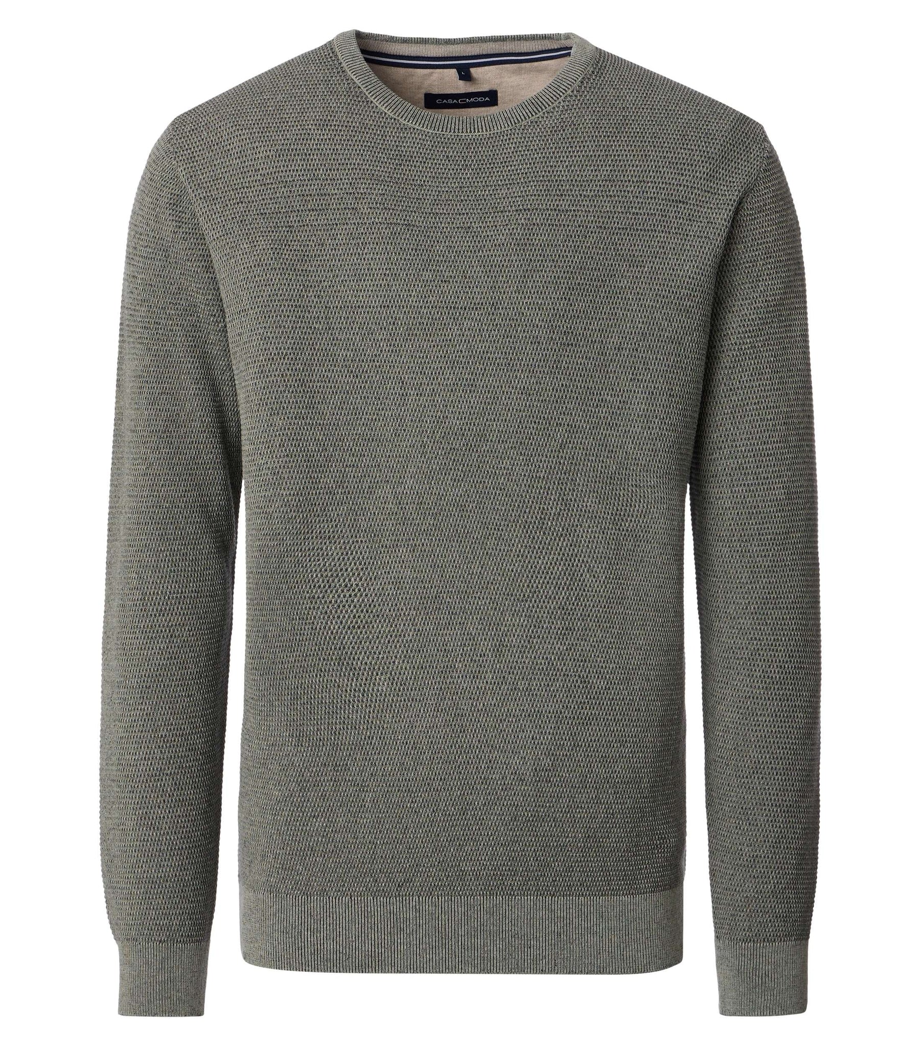 Casa Moda - Seagrass Crewneck Knitwear 454478900 381