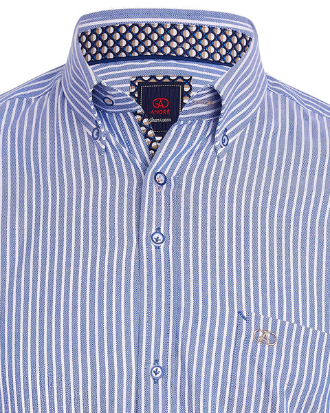 Andre - Cahill _ Long Sleeve Shirt - Blue