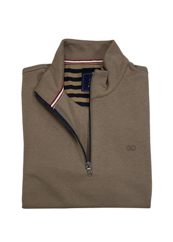 Andre - Canada Fleece Tan Quarter Zip